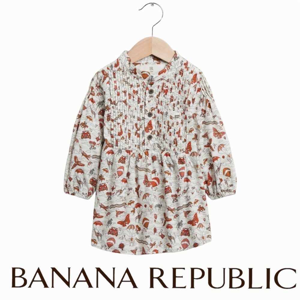 BANANA REPUBLIC | Travel Mosaic | PINTUCK DRESS